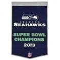 thumbnail image 1 of Seattle Seahawks Banner 24x36 Wool Dynasty, 1 of 1