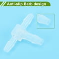 thumbnail image 4 of Accesorio de barbado de manguera de plástico Unique Bargains 3/32" x 1/8" x 3/32" tipo Tee Acuario PP Transparente 4 Pcs, 4 of 7