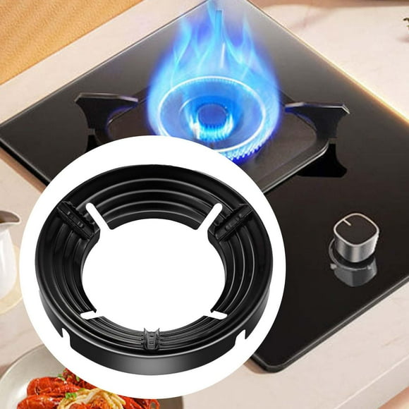 Rejilla de soporte para wok, cubierta de ahorro de gas, anillos de ahorro de energía universales reutilizables para cocina de gas, anillos de soporte 4 agujeros Soledad cubierta de ahorro de gas