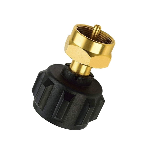 Kenally Adaptador de propano Cilindro del tanque Válvula de adaptación Seguridad Larga duración Operación simple Conector del regulador de recarga Herramientas manuales Kenally TO010425-01
