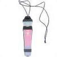 Luz intermitente de seguridad para casco, luz de señal, lámpara impermeable (negro, rojo claro)
