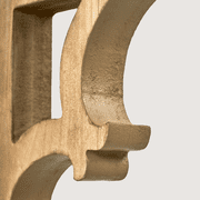 American Art Decor Stylish Wood Corbels Shelf Brackets, Set of 2 - 7.25 H x 1.25 L x 6.25