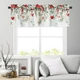 2024 New Blackout Curtain Red Love Valentines Day Curtain For Kitchen