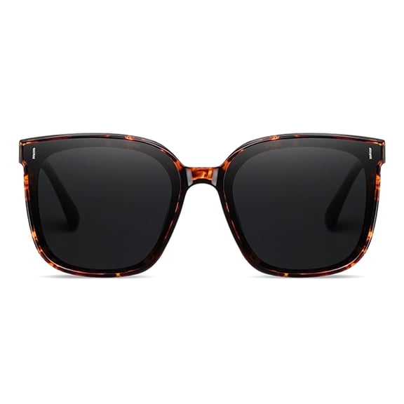 KANASTAL Polarized Sunglasses for Women Men Vintage UV Protection Driving Sun Glasses Driving Vacation Travel Running Brown Square Frame