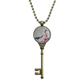 thumbnail image 1 of Belleza de flor de ciruelo pintura China Llavero Collar Colgante Bandeja Cadena Embellecida Unbranded M, 1 of 3