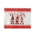 thumbnail image 1 of Harpily Napperons de Cuisine Napperons de la Saint-Valentin Napperons à Carreaux Rouges 30x45cm pour Décoration de Table Napperons Imperméables de la Saint-Valentin pour Décoration de Cuisine Intérieure Dîner, 1 of 8
