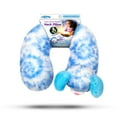 thumbnail image 3 of Cloudz Kids Super Soft N' Cuddly Animal Airplane Travel Neck Pillow! Keep Children Comfy and Supported with a Buddy while Traveling or just Resting at Home - Blue Fluffy Dog, 3 of 6