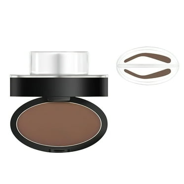Eyebrow Stamp Powder - Natural Arch, Waterproof Long-Lasting Light Brown