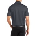 thumbnail image 2 of Mafoose Men's Diamond Jacquard Polo T-shirt Graphite 4X-Large, 2 of 5