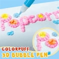 thumbnail image 3 of Lingouzi Popcorn Pens, Magic Puffy Pens, DIY Bubble Popcorn Drawing Pens, Popcorn Color Markers, Magic Pen for Kids Birthday Christmas Gift, 3 of 7