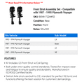 thumbnail image 2 of Front Strut Assembly Set - Compatible with 1987 - 1995 Plymouth Voyager 1988 1989 1990 1991 1992 1993 1994, 2 of 2