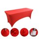 thumbnail image 3 of [6 pies] Funda para mesa de patio elástica rectangular, ajustada, lavable y resistente a las arrugas para eventos, bodas, banquetes y fiestas, 3 of 5