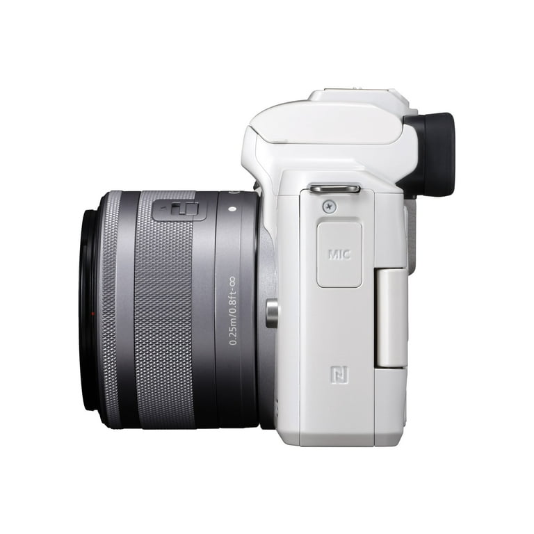 Canon EOS M50 Mark II 24.1MP Mirrorless Camera with Lens