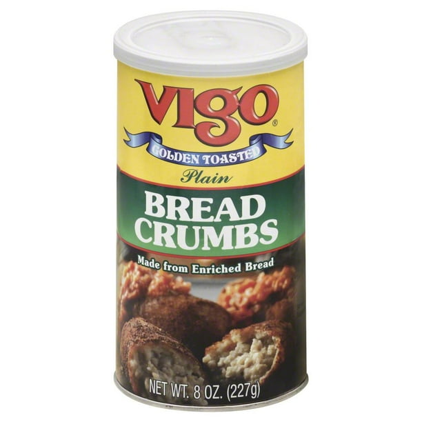 Vigo Bread Crumbs Plain, 8 oz (Pack of 12)