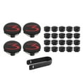 thumbnail image 4 of Oubit Wheel Lug Nut Cover,4pcs Hub Center Cap Wheel Lug Nut Cap Wheel Center Cap Kit Enhanced Durability, 4 of 9