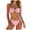A1-Pink, variant on Women High Cut Bikini Sets String Sexy Swimsuit Two Piece Bathing Suit Cheeky Cut Out Cute Swimwear (Light Green, XS)