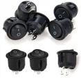 thumbnail image 3 of Round Rocker Switch LED Illuminated Car Dashboard 12V (10Pcs), 3 of 5