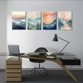 thumbnail image 3 of 4pcshale Exhale Mental Health Canvas Wall Art Prints, Therapy Office Decor, Watercolor Abstract Prints for Wall Decor, Calming Breathe Poster for Therapy Counselling Room, 3 of 6