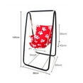 thumbnail image 2 of A-Frame Hammock Chair Stand, Heavy-Duty Steel Swing Stand with Adjustable Height and Non-Slip Feet, Indoor/Outdoor Hanging Chair Support, 2 of 9