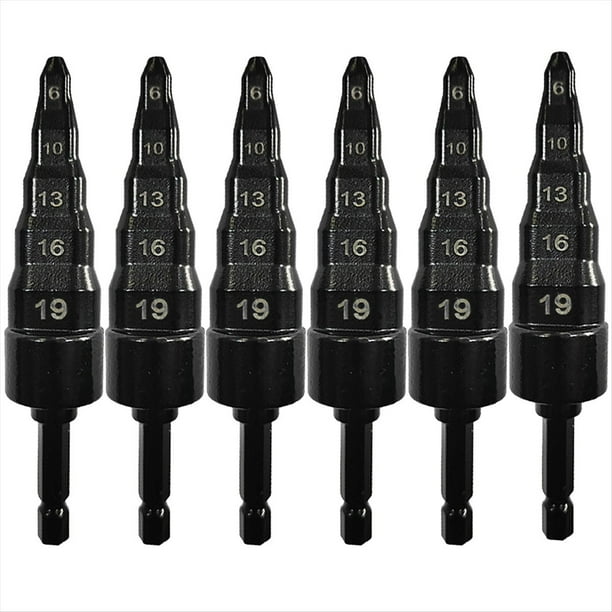 6 Piezas de Expansor de Tubo de Cobre para Aire Acondicionado, Broca de Estampación, Expansor de Tubo de Estampación, Herramientas de Tubería de Cobre Blando, Reparación de HVAC-B