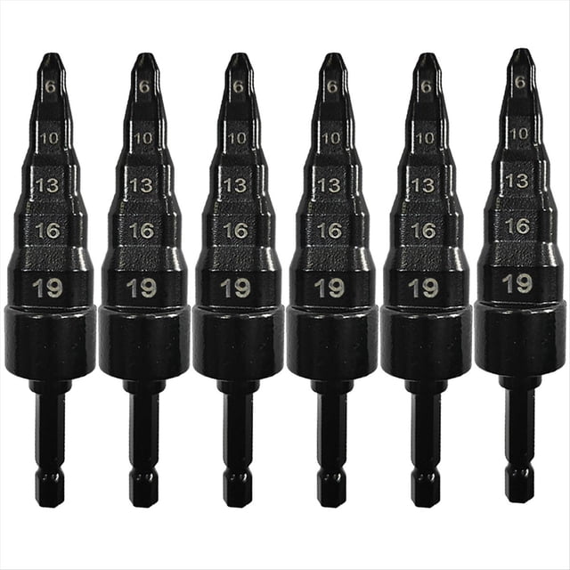 6 Piezas de Expansor de Tubo de Cobre para Aire Acondicionado, Broca de Estampación, Expansor de Tubo de Estampación, Herramientas de Tubería de Cobre Blando, Reparación de HVAC-B
