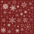 thumbnail image 2 of Gibbons, Lauren 26x26 Black Ornate Wood Framed with Double Matting Museum Art Print Titled - Snow Flake 2, 2 of 4