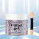 thumbnail image 1 of Glitter Ultra-Fine Gel Silver Sequin Body con un cepillo duradero para conciertos Festival música Rave, 1 of 9