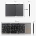 thumbnail image 1 of Teclado Inalámbrico Plegable Portátil Bluetooth Ele-Gate TC15 con Track Pad, 1 of 4