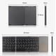 thumbnail image 1 of Teclado Inalámbrico Plegable Portátil Bluetooth Ele-Gate TC15 con Track Pad, 1 of 4