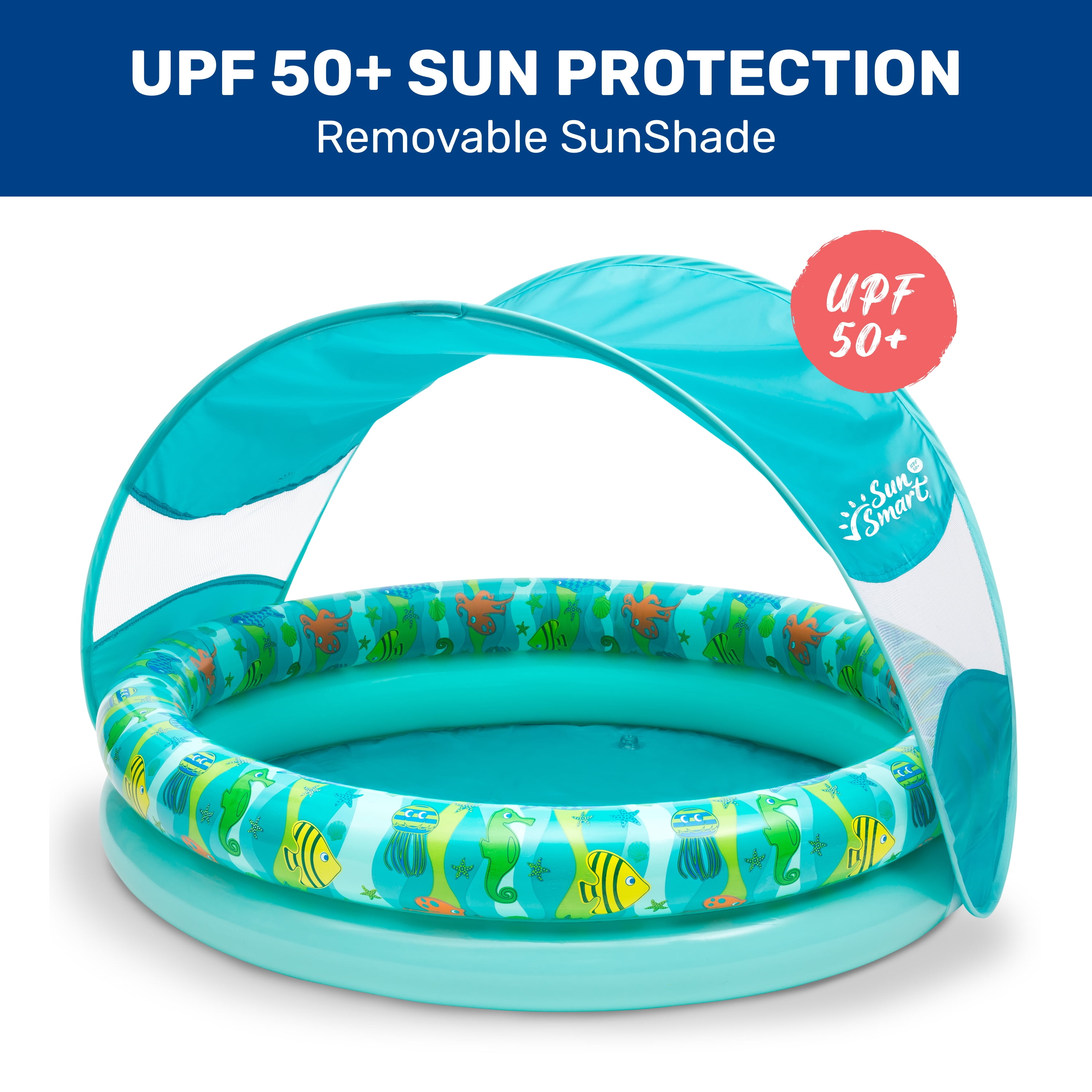 Aqua SunShade Canopy Pool ​with Carry Bag​ | Inflatable Kids Pool