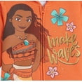 thumbnail image 2 of Disney Moana Toddler Girls Zip Up Hoodie Infant to Big Kid, 2 of 2