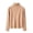 Khaki, variant on LUVDA Brushed Fleece Base Layer for Women Long Sleeve Mock Neck Slim Fit for Winter