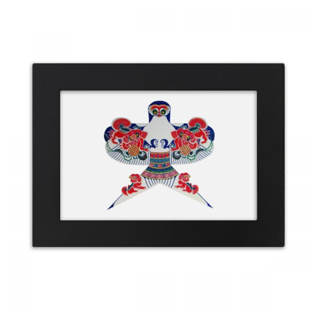 Traditional Chinese Culture Kite Pattern Desktop Photo Frame Ornaments Picture Art Painting