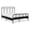 Black, variant on Mainstays Kids Twin Size Metal Platform Bed Frame, Black