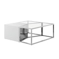 thumbnail image 6 of Inspired Home CT531-35SR-UE 15.7 x 37.4 x 37.4 in. Posh Living Kristy Coffee Table, Chrome - 3 Piece, 6 of 7