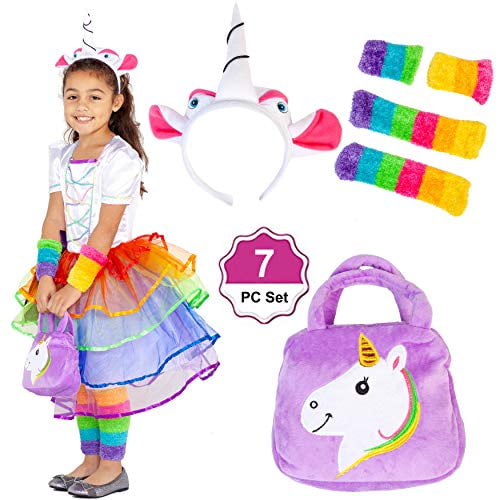 unicorn birthday outfit 7 year old