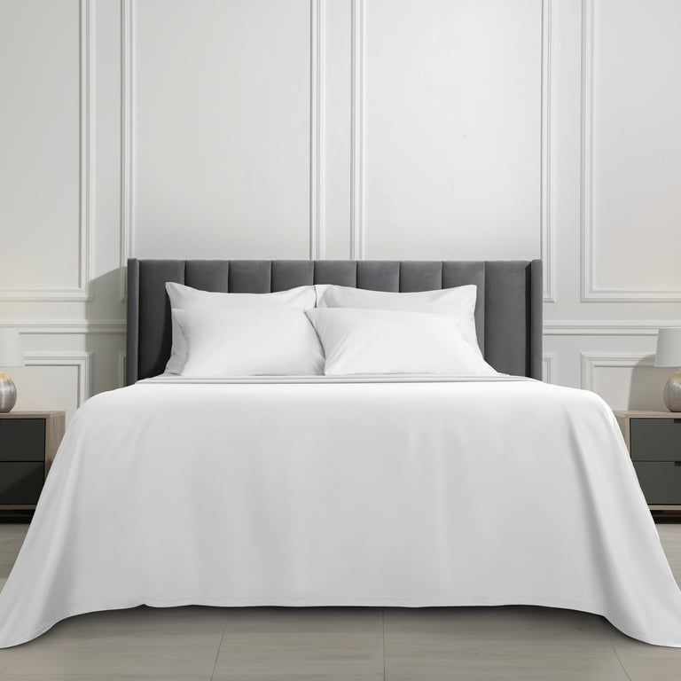 Serta 6-Piece 800 Thread Count White Cotton Rich Adult Bed Sheet