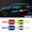 Random 1PC, variant on Mightlink 1 Pair Strip Reflective Tape Carbon Fiber Grain Self-adhesive 3D Texture High Brightness Heat-resistant Car Decoration Waterproof Night Driving Safety Luminous Car Door Sticker for Car