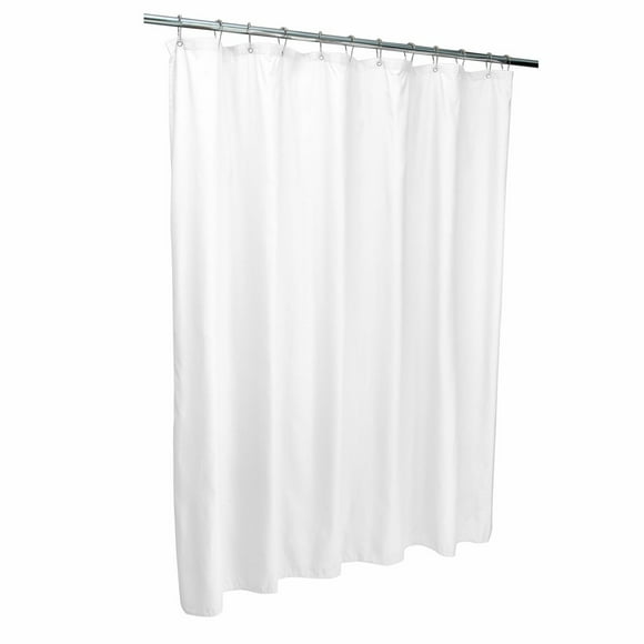 DiamondSoft Microfiber Shower Curtain Liner - Water Repellent, Rust Resistant, Machine Washable, 70x72