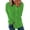 Green, variant on VANLOFE Women's Solid Color Long Sleeve Sweatshirt Crewneck Sweatshirt for Women Women's Fashion Warm Blue Sweatshirt 2XL