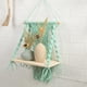 thumbnail image 5 of Estantería decorativa flotante de pared de plantas, hecha a mano, individual, 6 x 35 cm, cuerda decorativa de macramé 30x40cm, 5 of 7