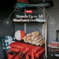 thumbnail image 4 of Keter 40" Upright All Weather Steel Utility Storage Shed Shelf Kit, Black, 4 of 13
