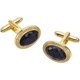 thumbnail image 4 of Gemelos de piedras preciosas negras de poliedro para hombre en caja de regalo Gemelos ovalados para hombre Gemelos para boda, camisa, fiesta, cumpleaños, aniversario, vestido, 4 of 4