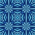 thumbnail image 1 of Ahgly Company Indoor Square Patterned Cobalt Blue Area Rugs, 7' Square, 1 of 6