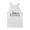 White, variant on Skyline Botswana South Africa Tank Top Unisex Large White