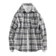 thumbnail image 5 of Camisas a cuadros de manga larga de otoño para hombre, blusas casuales holgadas con cuello vuelto, blusas vintage con botones, camisa de calle Y2K para mujer, 5 of 5