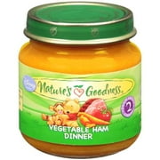 Nature's Goodness: Vegetable Ham Dinner Baby Food, 4 oz