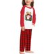 thumbnail image 3 of Conjunto De Pijamas De 2 Piezas Conjunto de pijama familiar de 2 piezas, estilo navideño, patrón de Papá Noel, traje diario a cuadros Cgtredaw Chica Rojo 13-14T para Niño, 3 of 6