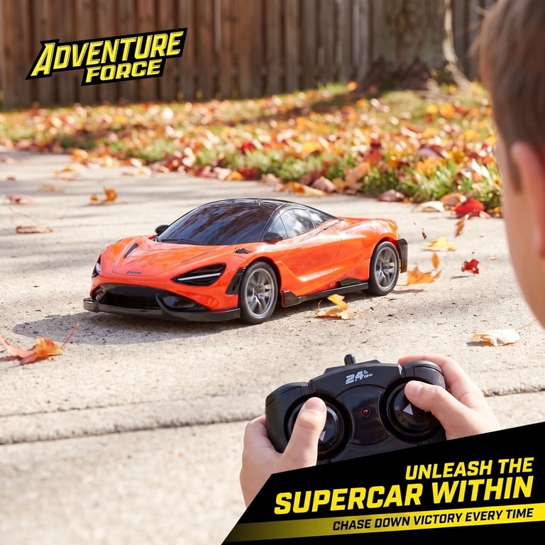 Adventure Force McLaren 765LT RC Car, 1:22 Scale, 2.4GHz, Full