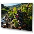 thumbnail image 2 of Designart "Vineyard Reflections in Scenic Light" Vineyard Wall Art Living Room, 2 of 5